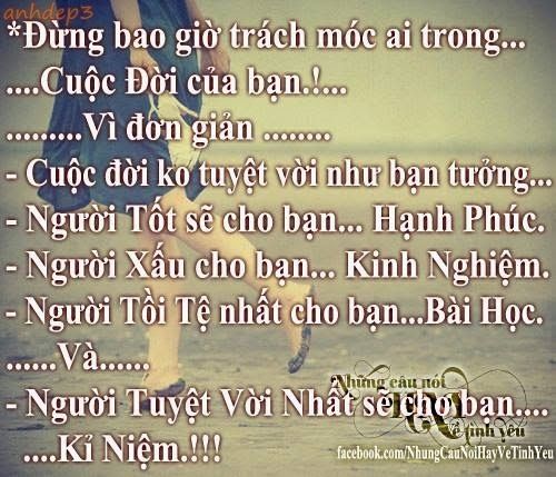 Nhung cau noi hay ve tinh yeu hay nhat