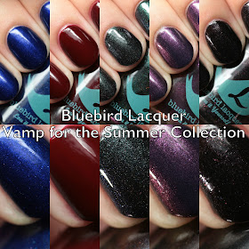 Bluebird Lacquer Vamp for the Summer Collection