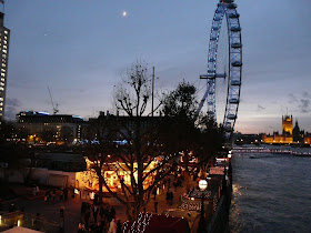 Londres Marché de Noël à London Eye