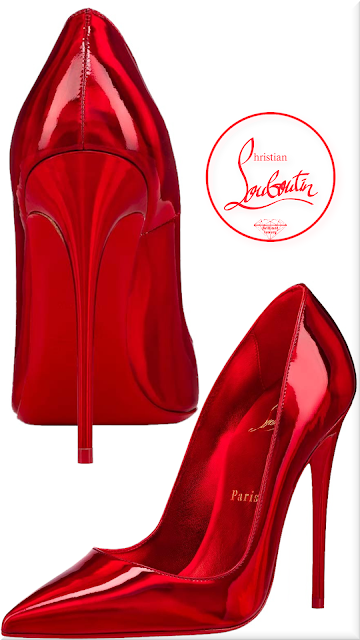 ♦Psychic Loubi red Christian Louboutin So Kate 120 patent pumps #christianlouboutin #shoes #red #brilliantluxury