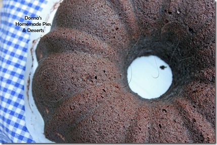 Choc chip bundt cake top copyright