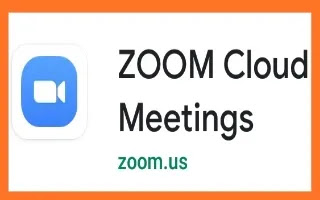 Zoom app