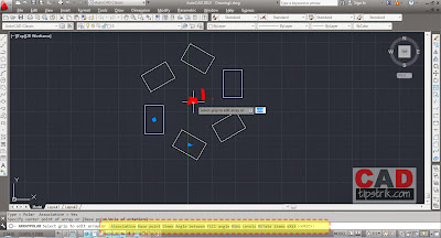 Penggunaan Polar Array Pada AutoCAD