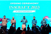Sulsel Jadi Ikon Pameran Inacraft 2023, Gubernur Andi Sudirman Sulaiman Tabuh Gendang Bersama Menteri