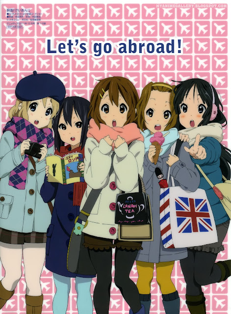 K-ON Poster Lets go Abroad Movie