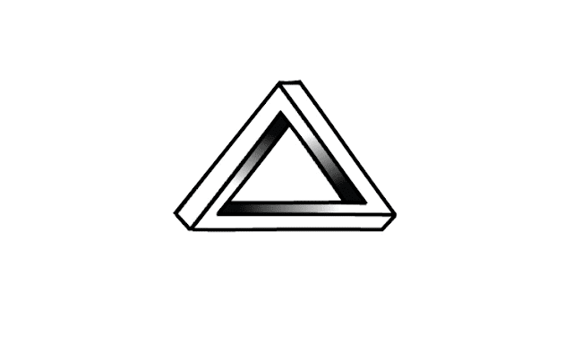 3D Penrose Triangle Drawing – Step By Step Tutorial