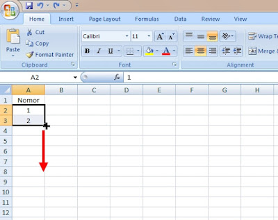 Cara Mudah Membuat Nomor Urut Vertikal dan Horisontal secara Otomatis di Excel