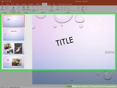 كيفية انشاء عرض تقديمي من بورت بوينت PowerPoint