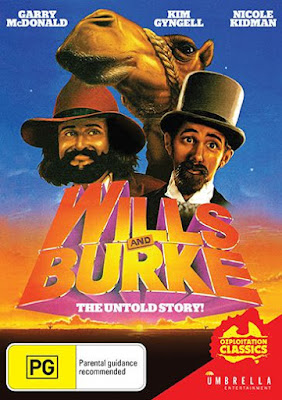 DVD COVER for Umbrella Entertainment's WILLS AND BURKE: THE UNTOLD STORY!