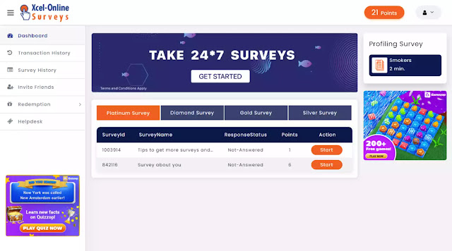 Earn Money From Xcel-onlinesurvey.com