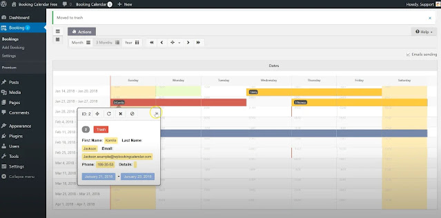 Booking Calendar : The Best Free Booking Plugin