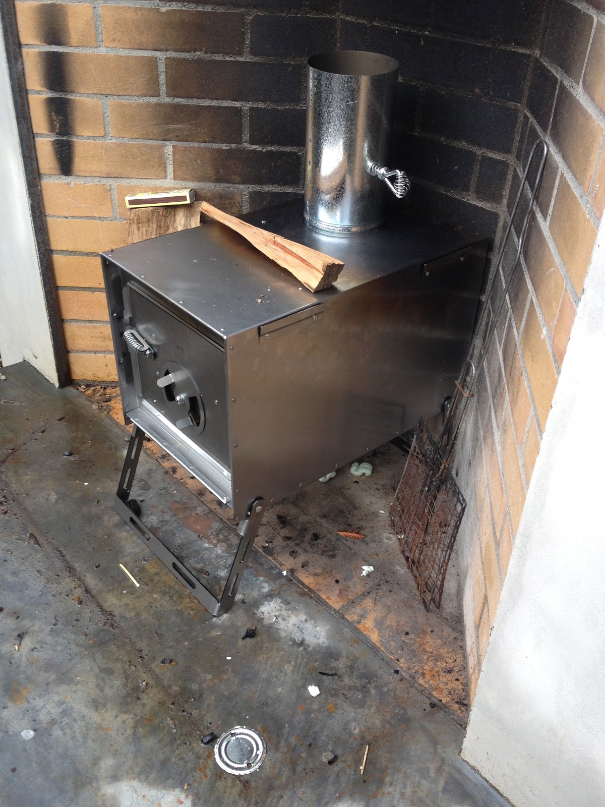 the shingled house: wood stove install