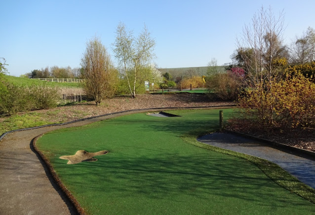 Mini Golf course at Clays Golf Centre in Wrexham