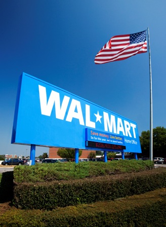 wal mart logo. Wal-Mart may have only