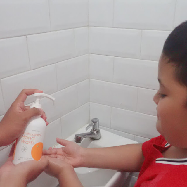 oh my orange antibacterial hand wash
