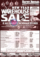 Harvey Norman New Year Warehouse Sale