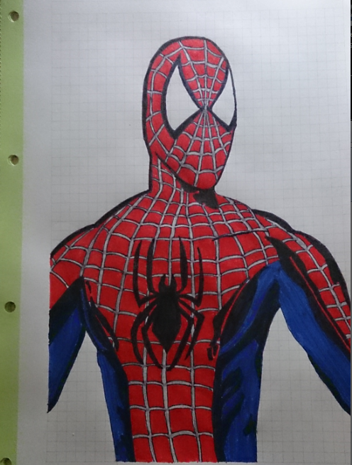 My Useless Art: Spider-Man Movie Drawing