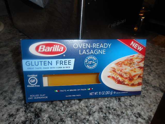 Box of Barilla Gluten-free Oven-Ready Lasagne Noodles