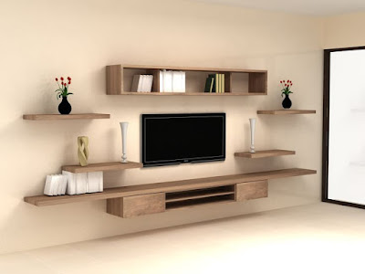 Desain Rak Tv  Gantung Minimalis  Home Desaign