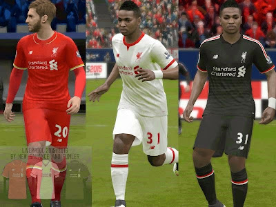 PES 2015 Liverpool FC 15/16 Kits by Yauma Ramadhan