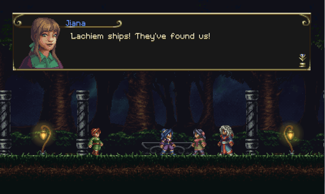 Timespinner - Introduction - Jiana - Lachiem ships are coming