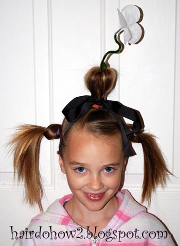 Hairdo How-to: Crazy Hair Day: The Flowerpot