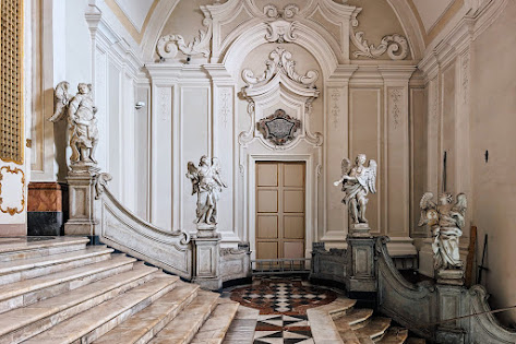 Baroque sicilien L'église Benedetto Catane escalier l'Ange photos Marco Pohle