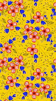 Floral Pattern Preppy Wallpaper