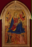 Madonna and Child with four angels by Fra Angelico - Christianity, Religious Paintings from Hermitage Museum