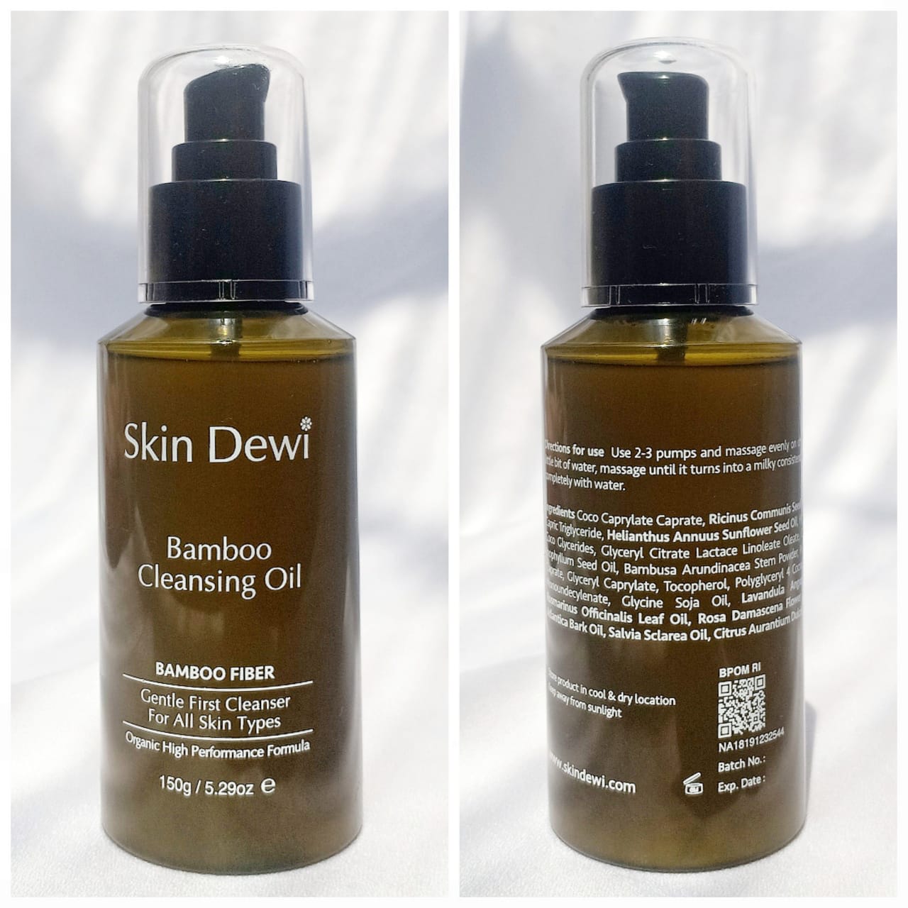 skin dewi bamboo cleansing oil