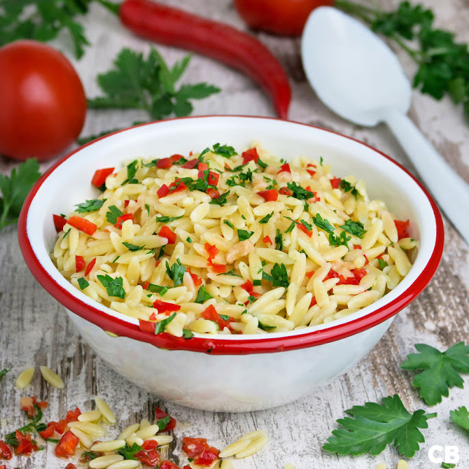 Recept: orzo aglio, olio e peperoncino: een fantastische variatie op het klassieke Italiaanse pastagerecht!