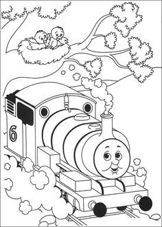 Top 10 Free Printable Train Coloring Pages