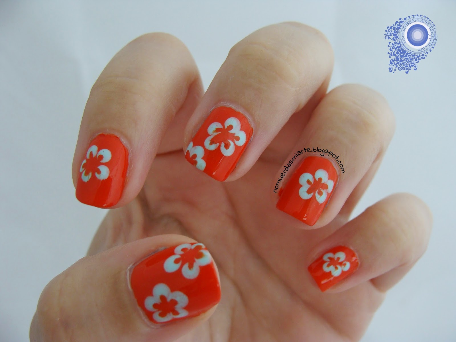 Manicura de flores