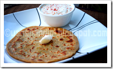 UN's aloo muttar paratha