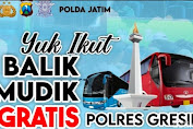 Polres Gresik Siapkan 4 Bus Tujuan Semarang dan Jakarta Untuk Balik Mudik Gratis 