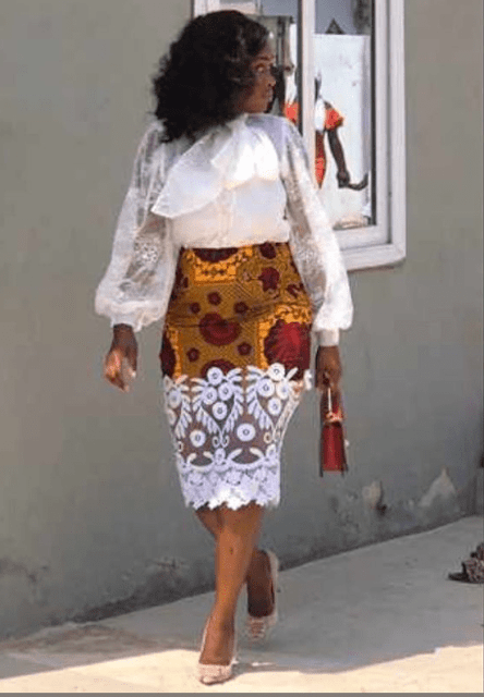 Latest Trending Ankara Skirts Styles For Ladies.