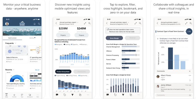 يتم تحديث تطبيقات Microsoft Power BI على Android و iOS بميزة الأهداف الجديدة