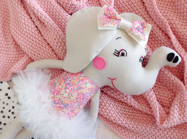 Liberty Elephant Dolls by Rhapsody and Thread