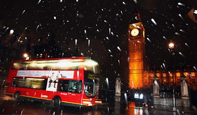 Snowfall in London Photo Gallery