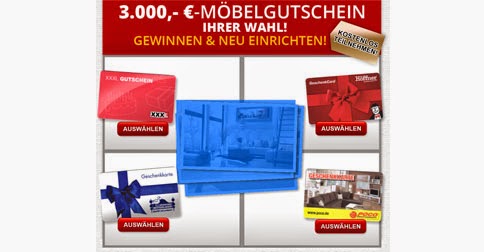  Möbel Gutschein Gewinnspiel