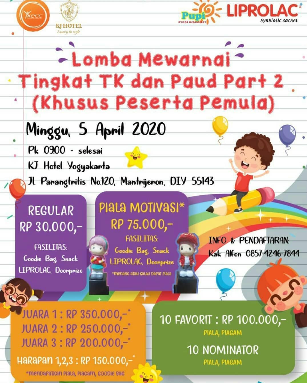 Lomba Mewarnai Tingkat TK dan PAUD lomba menggambar dan 