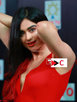 Adah Sharma in Red Deep Neck Spicy Gown ~  Exclusive 28.jpg