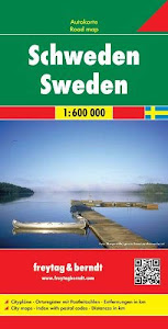 Schweden, Autokarte 1:600.000