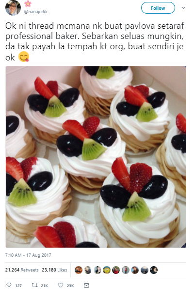 Resepi Pavlova Yang Ringkas - Pavlova adalah sejenis pencuci mulut manis yang berasaskan meringue (putih telur).