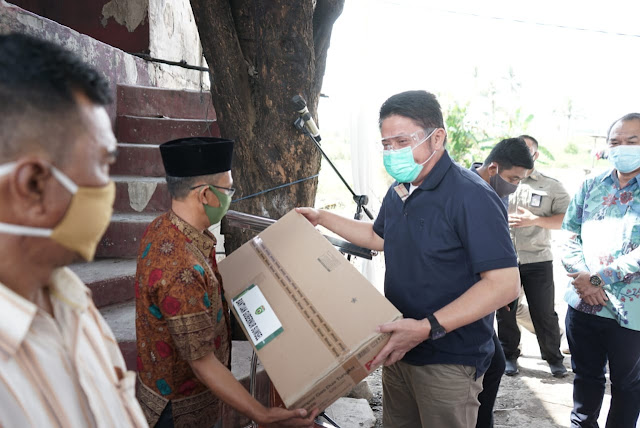 HD Semangati Korban Kebakaran Desa Besar Ibul II Pemulutan 