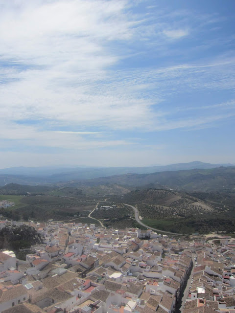 view from tower in Southern Spain