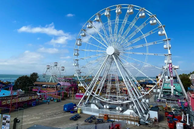 The wheels at Adventure Island give a great view over Southend and the coast