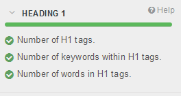 optimized H1 headline
