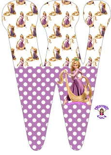 Abecedario con Rapunzel.