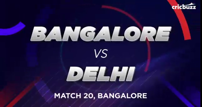 20th Match of VIVO IPL Season 12, RCB vs DC in Bengaluru